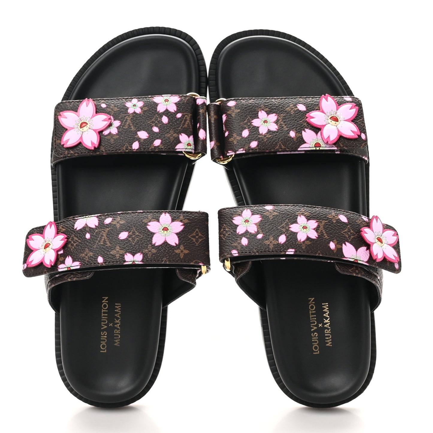 LV X TM Monogram LV Sunset Flat Comfort Mule 38 Sakura Brown