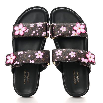 Louis Vuitton LV X TM Monogram LV Sunset Flat Comfort Mule 38 Sakura Brown 2 of 10