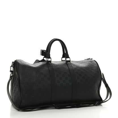 Louis Vuitton Damier Infini Keepall Bandouliere 45 Onyx 5 of 19