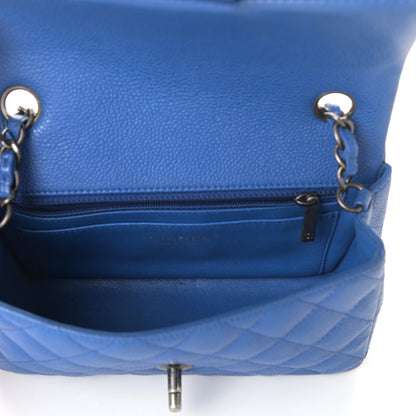 Chanel Caviar Quilted Mini Rectangular Flap Blue 5 of 10