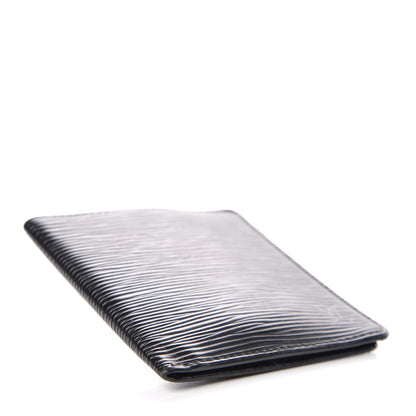 Louis Vuitton Epi 6 Card Billfold Wallet Black 4 of 7