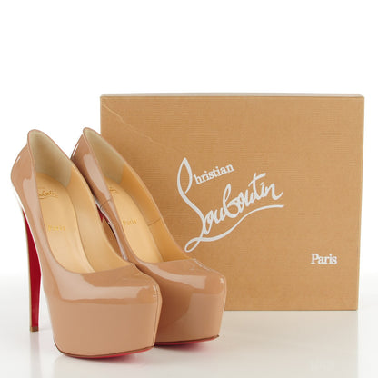 Christian Louboutin Patent Daffodile 160 Pumps 41 Nude 5 of 7