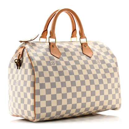 Louis Vuitton Damier Azur Speedy 30 3 of 9