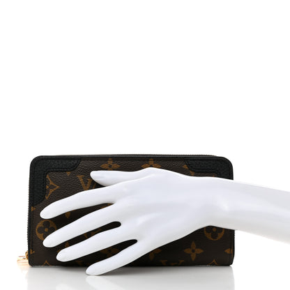 Louis Vuitton Monogram Zippy Retiro Wallet Black 2 of 8