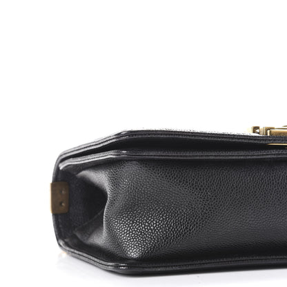Chanel Caviar Quilted Medium Boy Flap Black 6 of 10