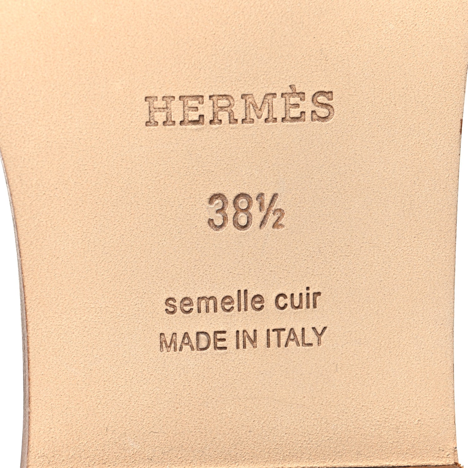 Hermes Denim Canvas Oran Sandals 38.5 Bleu Clair 8 of 9