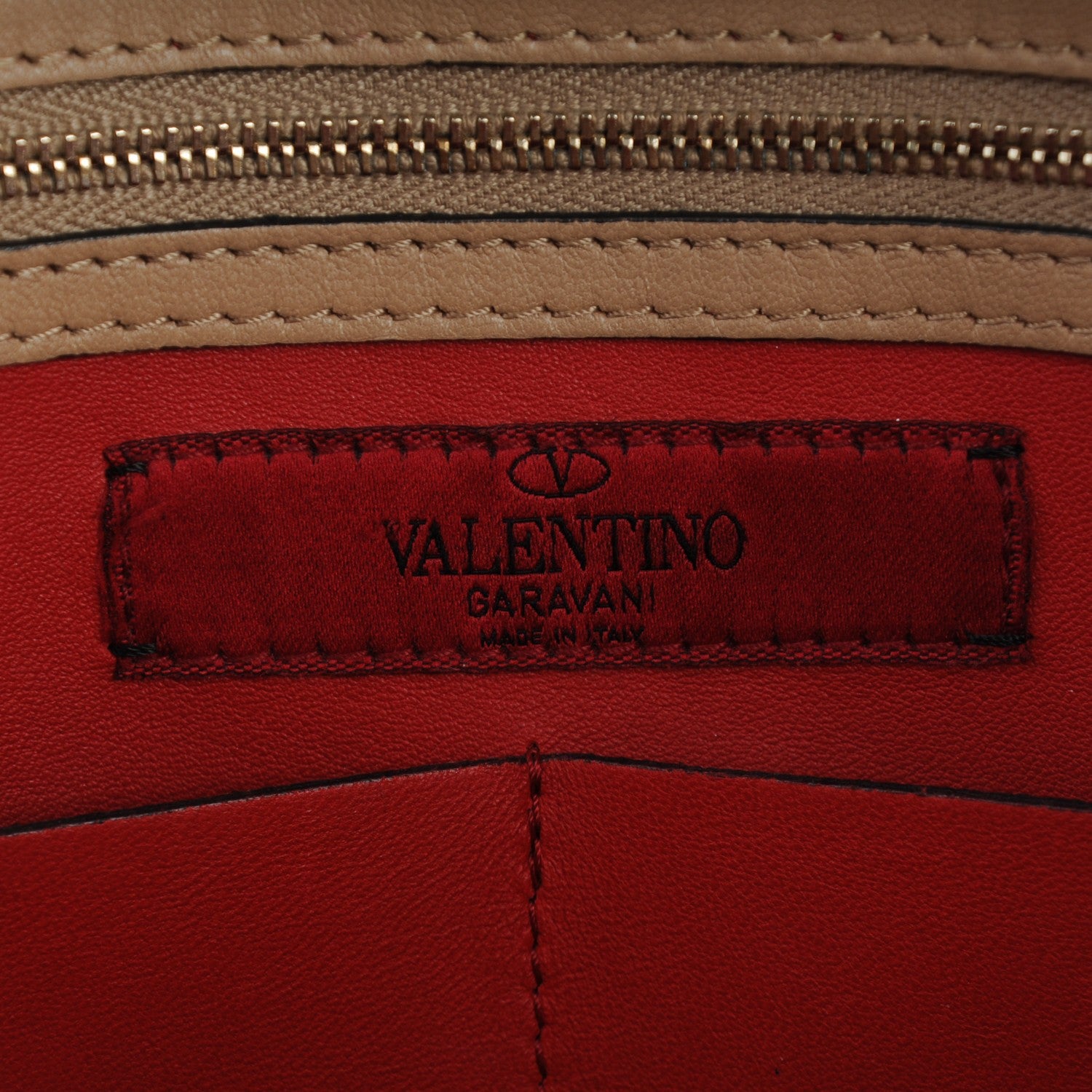 Valentino Garavani Nappa Medium Rockstud Soft Tote Nude 6 of 14