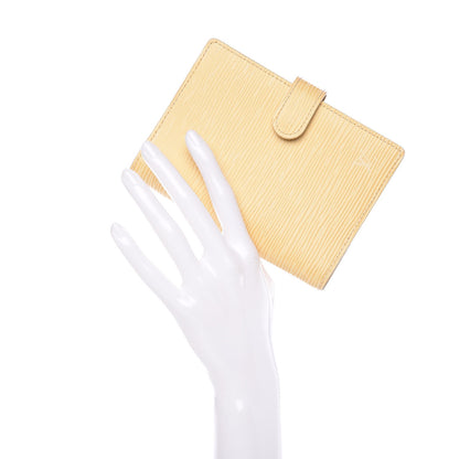 Louis Vuitton Epi Small Ring Agenda Cover Vanilla 2 of 10