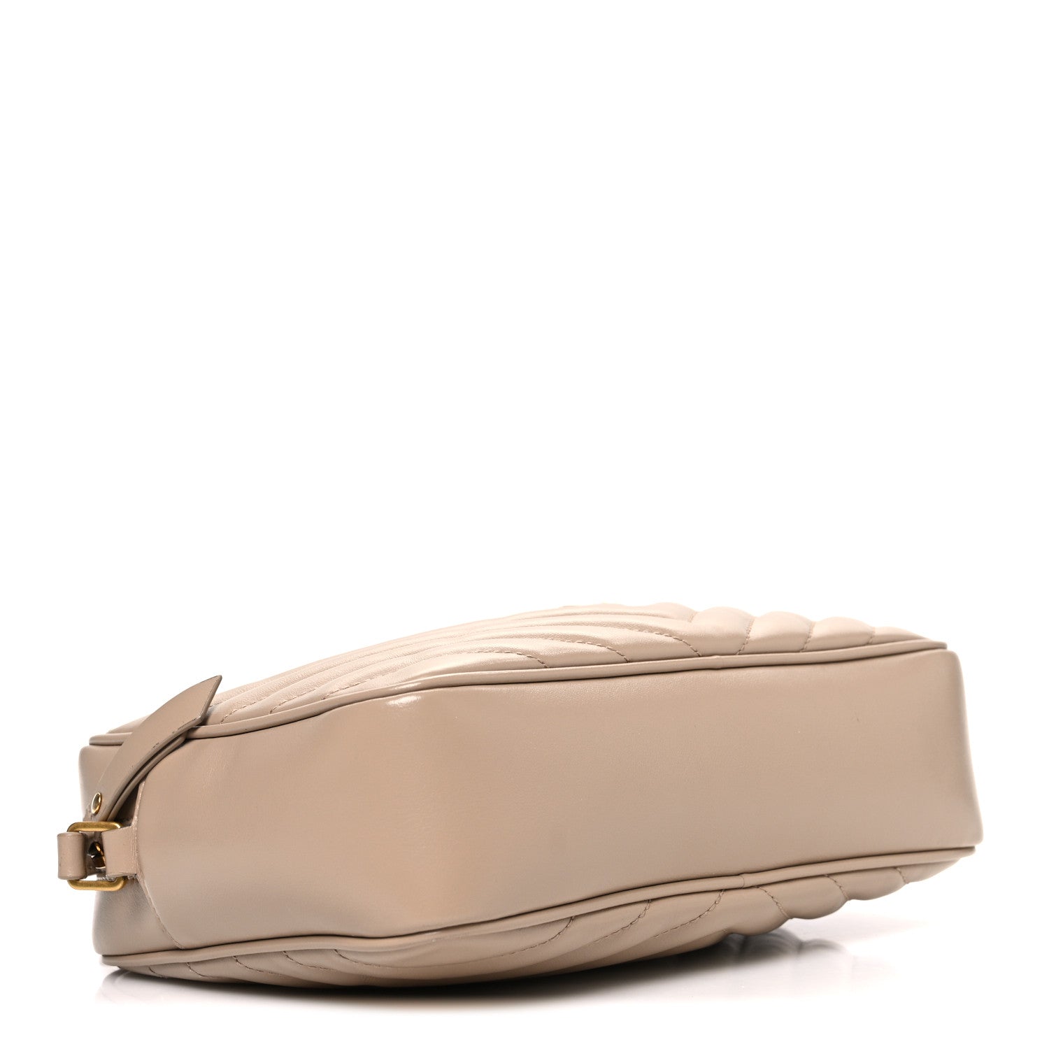 Saint Laurent Calfskin Matelasse Monogram Lou Camera Bag Dark Beige 4 of 11