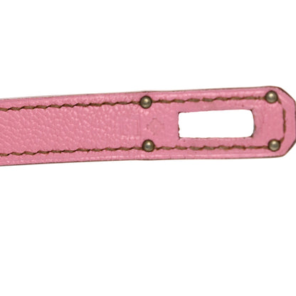 Hermes Chevre Mysore Kelly Longue Wallet 5P Pink 7 of 9