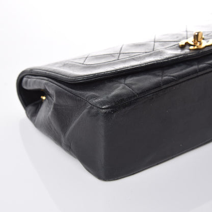 Chanel Lambskin Quilted Medium Single Flap Black 10 of 15
