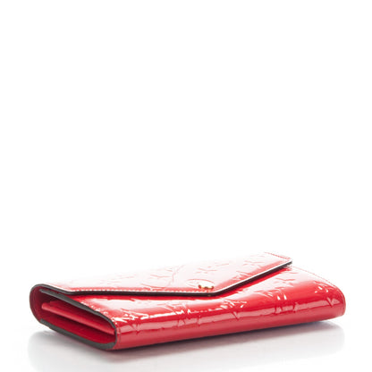 Louis Vuitton Vernis Sarah Wallet NM Cherry 4 of 7