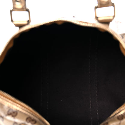 Gucci Crystal Monogram Medium Joy Boston Bronze 4 of 25