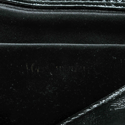Saint Laurent Textured Patent Monogram Small Belle De Jour Clutch Black 6 of 6