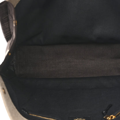 Saint Laurent Linen Calfskin Rive Gauche Tote Natural 6 of 12