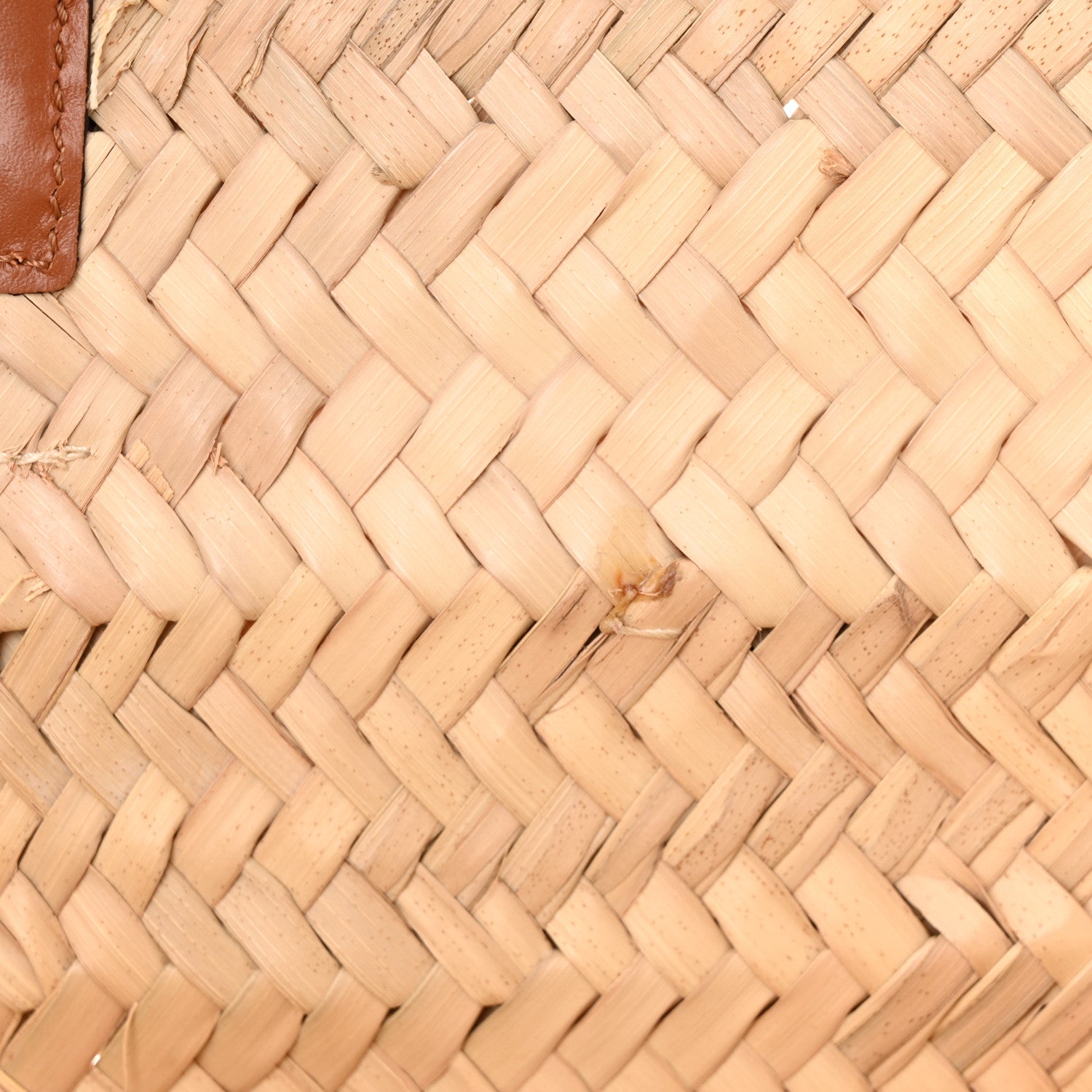 Celine Raffia Calfskin Triomphe Teen Panier Tan 9 of 9