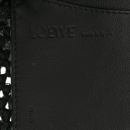 Loewe Raffia Donut Chain Medium Ola Shoulder Bag Black 6 of 12