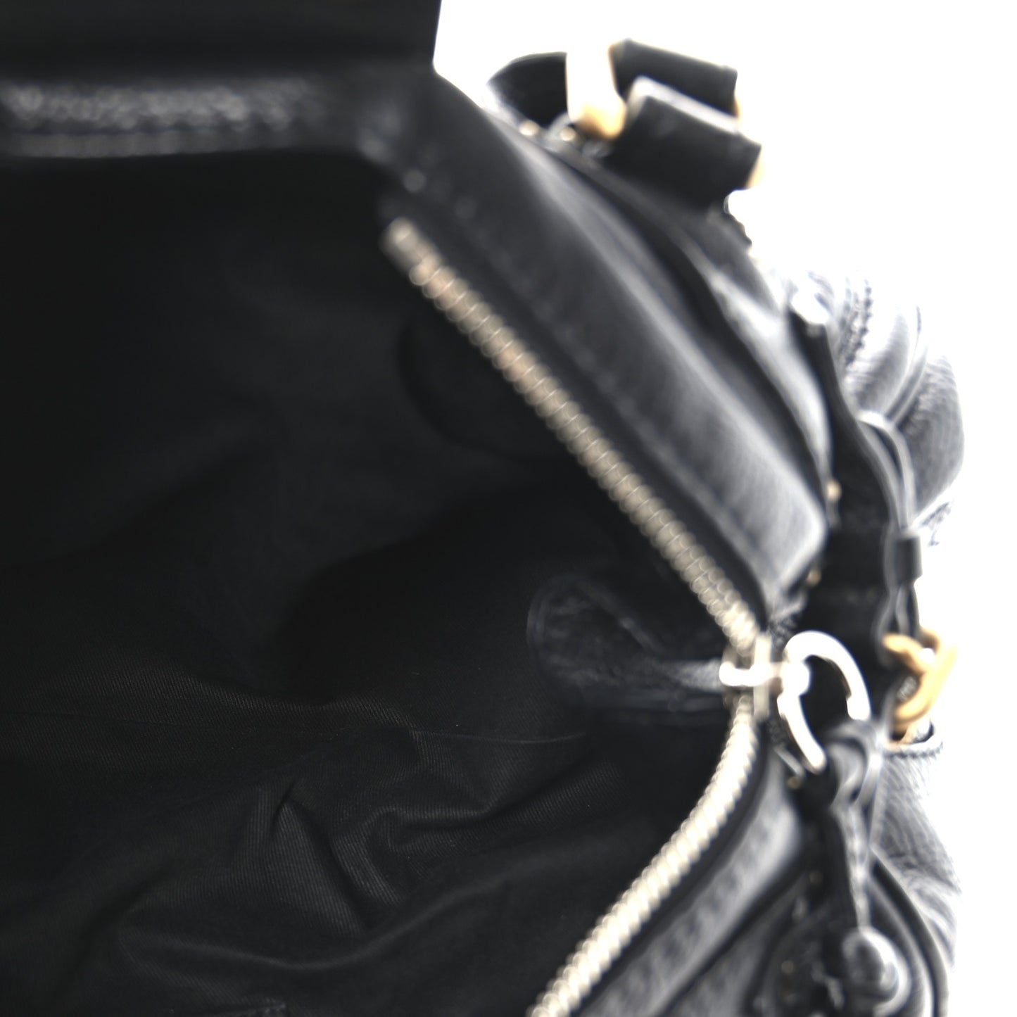 Calfskin Medium Paddington Satchel Black