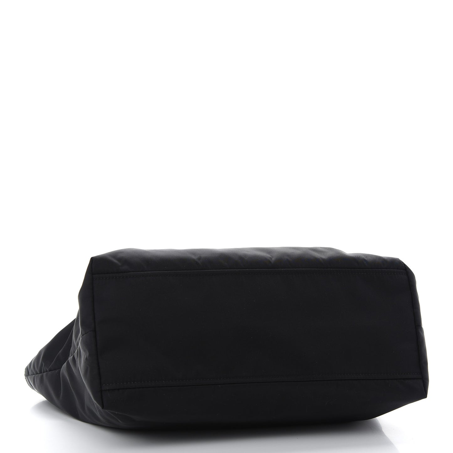 Tessuto Nylon Saffiano Tote Black
