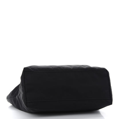 Prada Tessuto Nylon Saffiano Tote Black 3 of 8