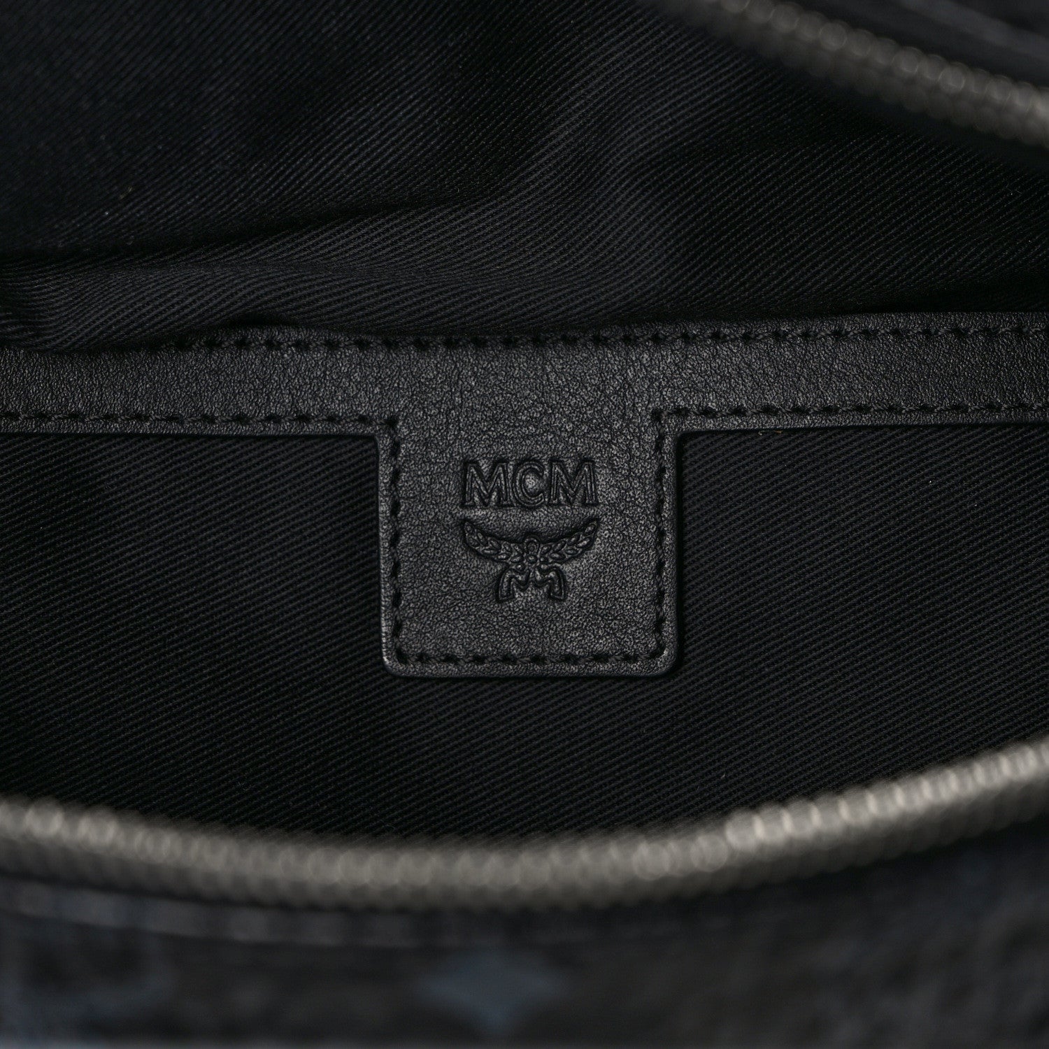 MCM Visetos Small Stark Belt Bag Black 6 of 8