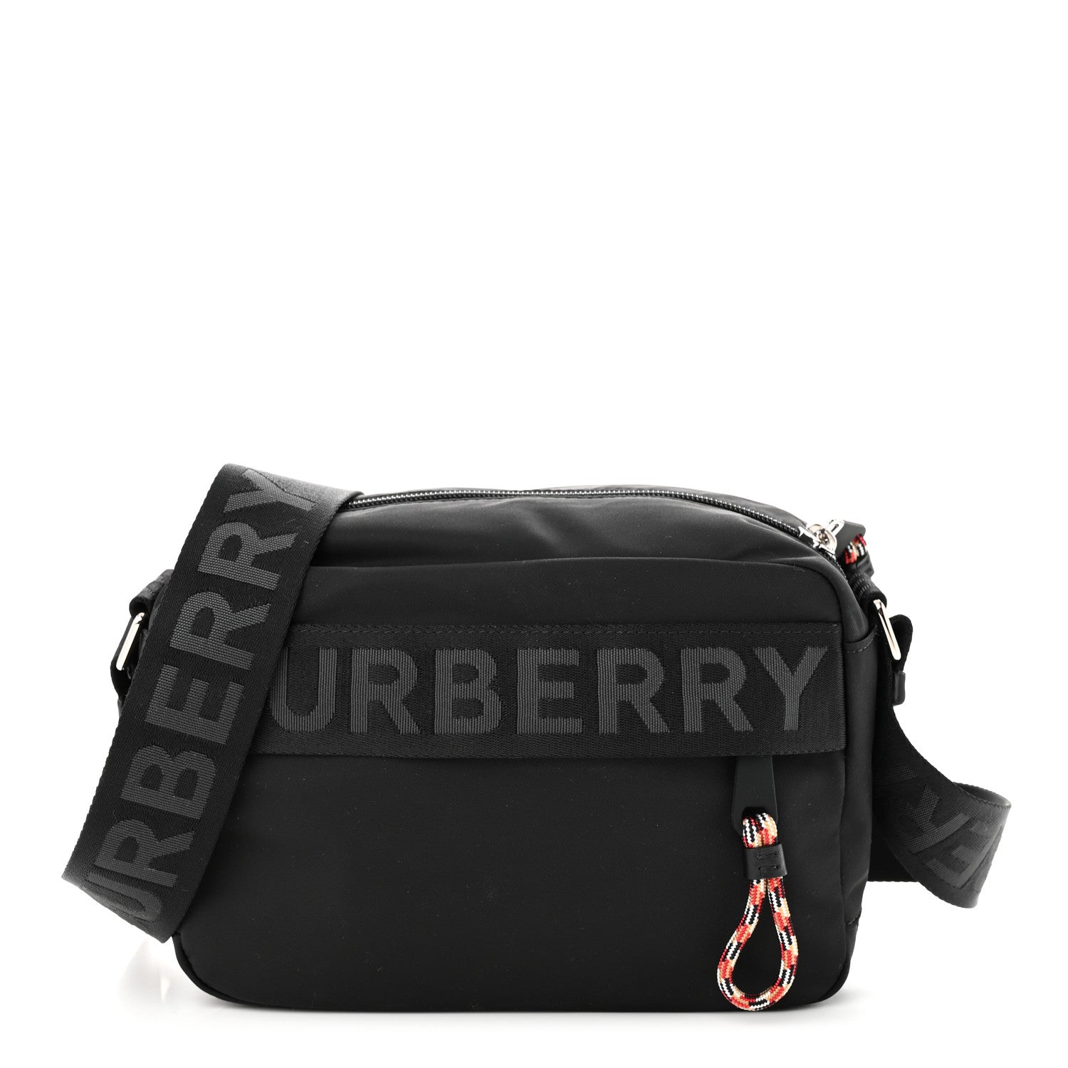 Burberry Nylon Logo Detail Crossbody Bag Black 1 of 11