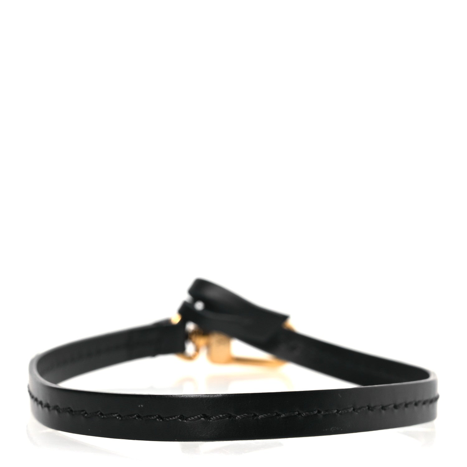 Louis Vuitton Calfskin Pochette Accessories Strap Black 2 of 4
