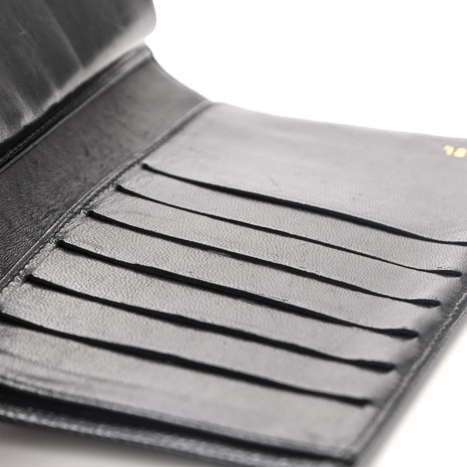 Chanel Caviar Timeless CC French Wallet Black 9 of 10