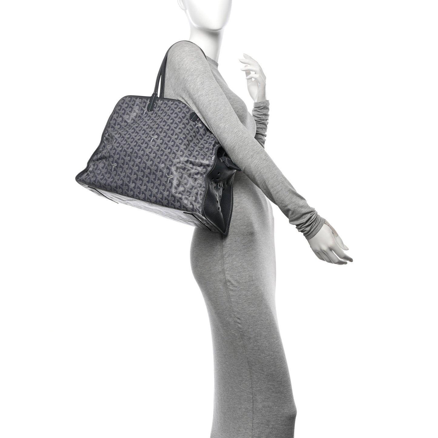 Goyardine Sac Hardy Pet Carrier PM Grey