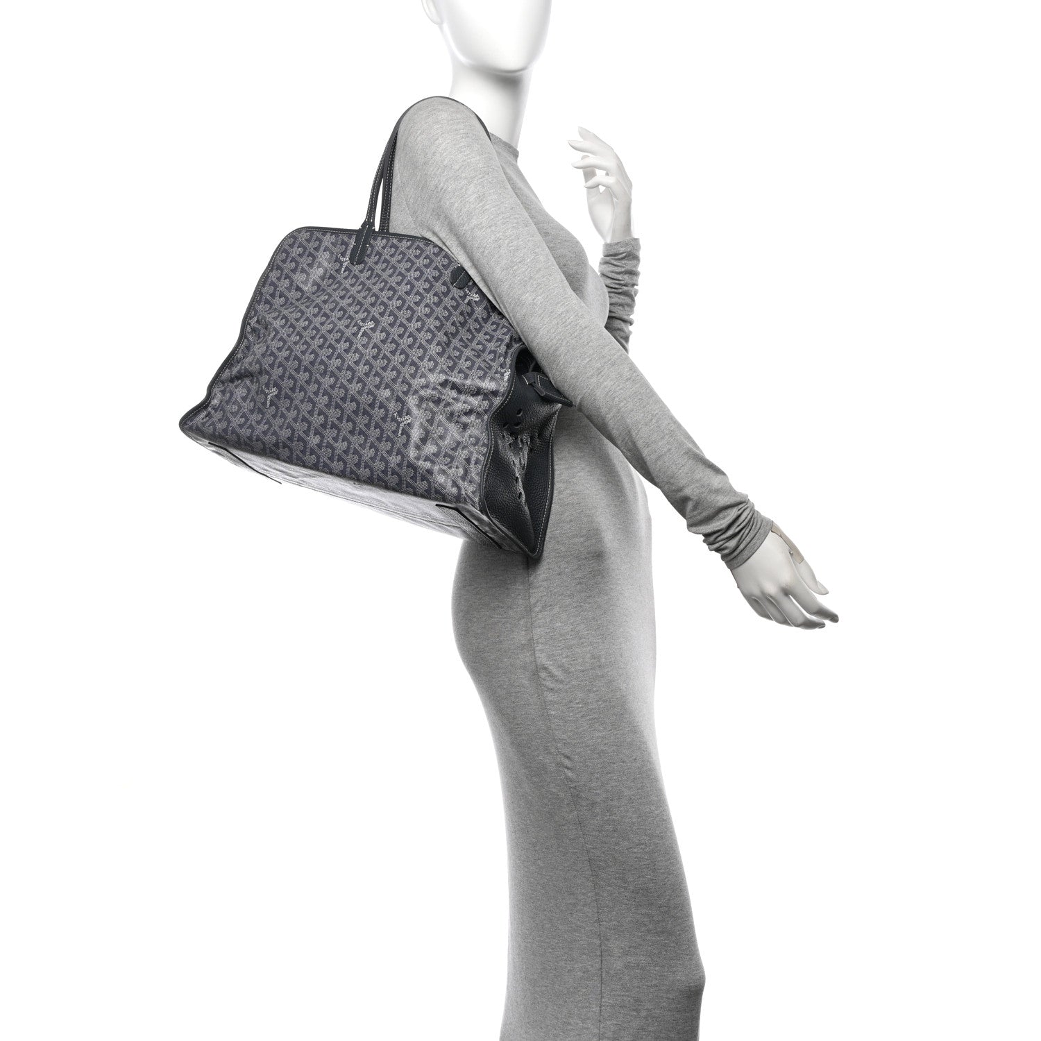 Goyard Goyardine Sac Hardy Pet Carrier PM Grey 2 of 11