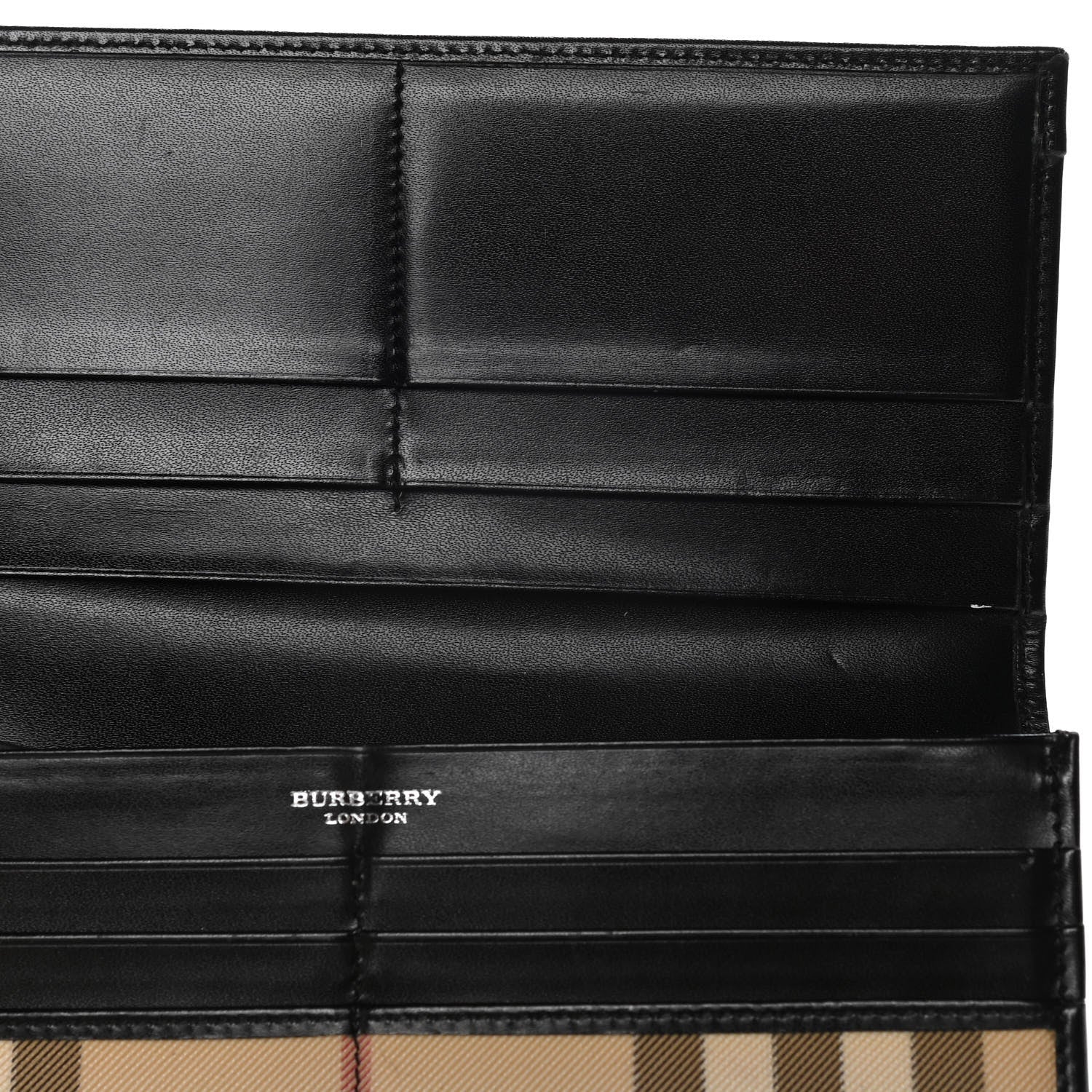 Burberry House Check Continental Wallet Black 17 of 18
