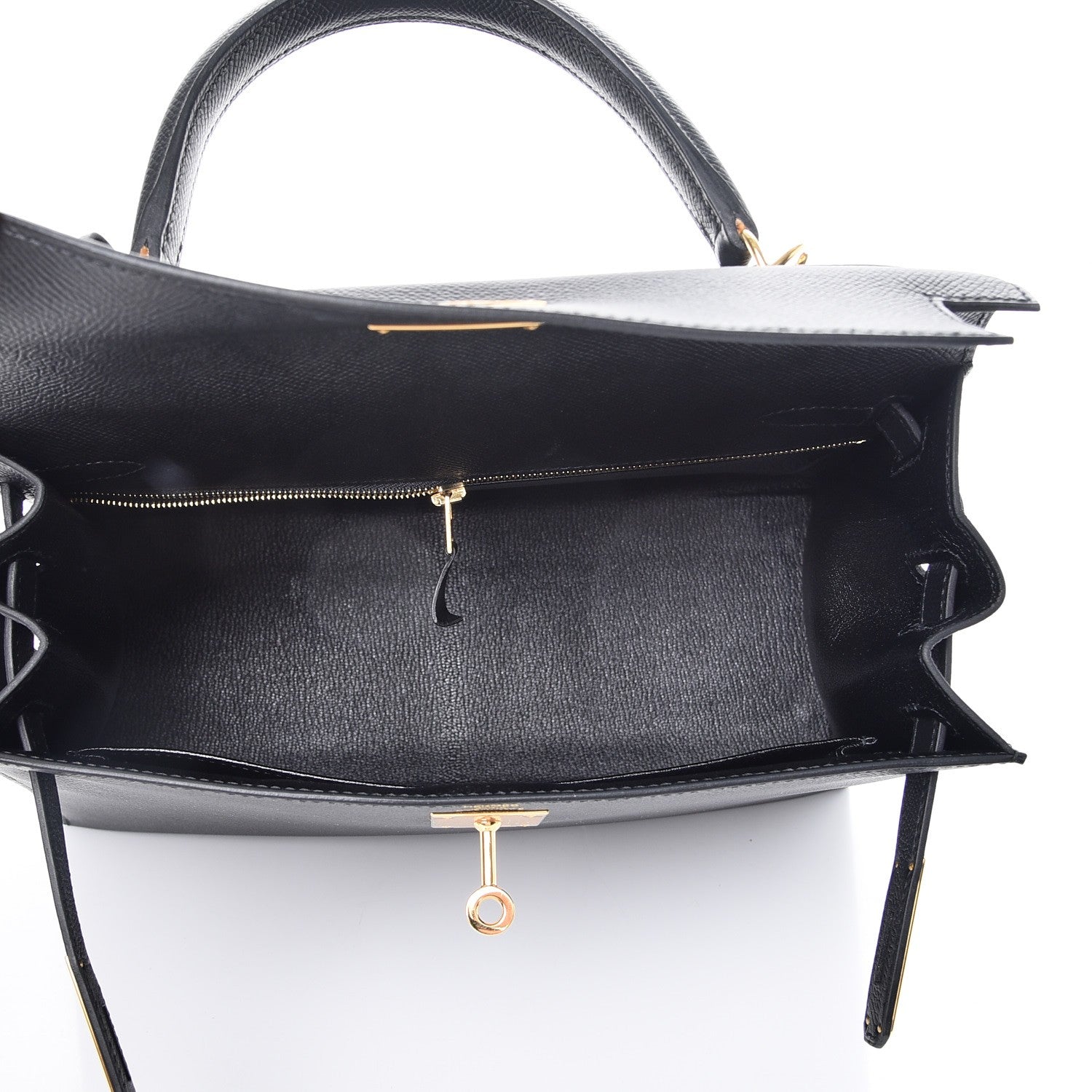 Hermes Epsom Kelly Sellier 28 Black 8 of 39