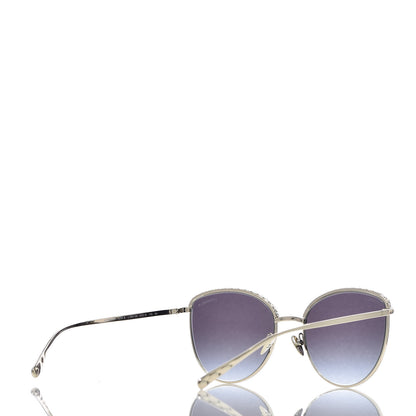 Chanel Metal Crystal Sunglasses 4258-B Gold 4 of 7