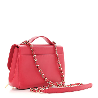 Chanel Caviar Quilted Medium Business Affinity Flap Red 3 of 9