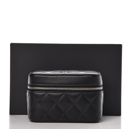 Chanel Lambskin Quilted Watch Case Black 10 of 10