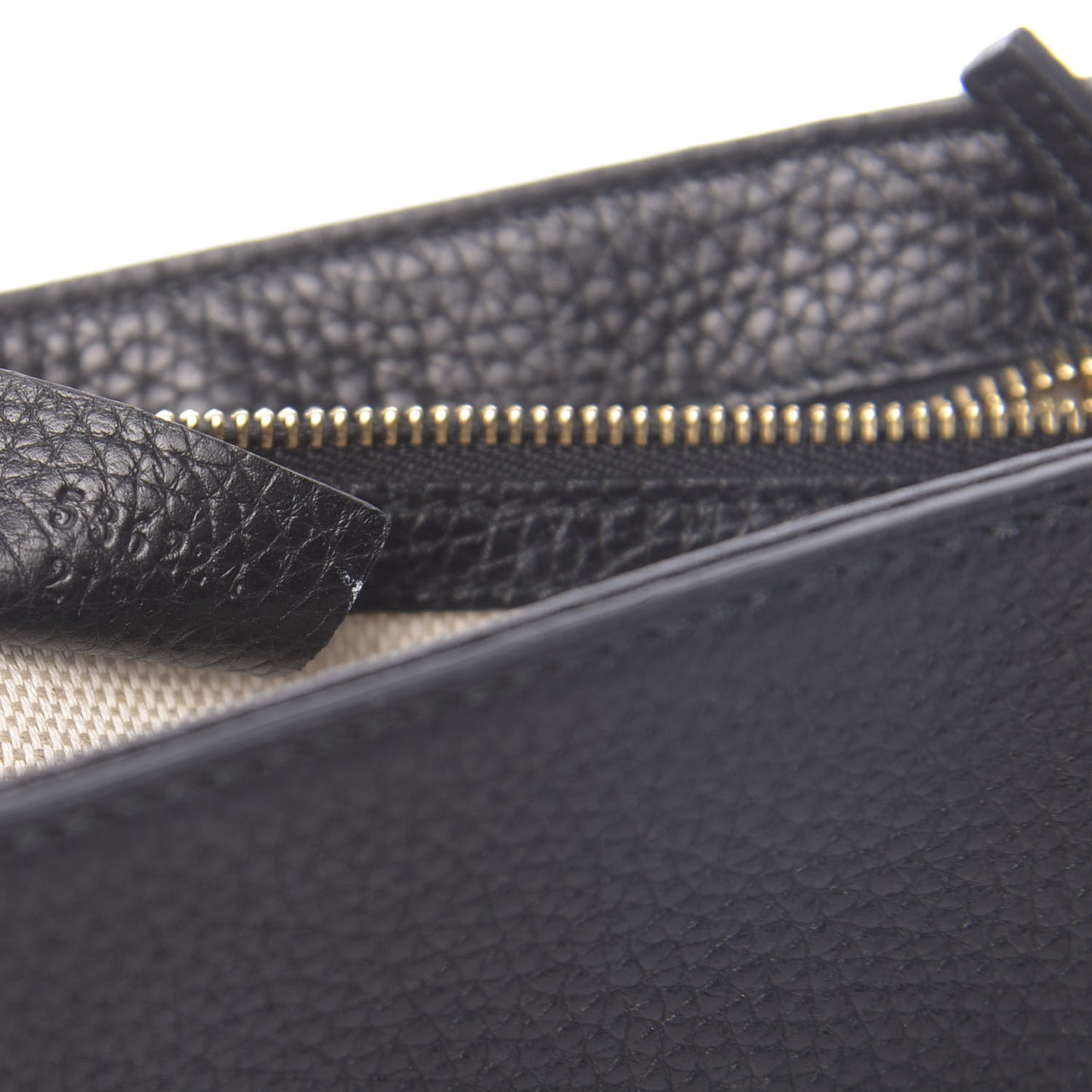 Pebbled Calfskin Medium Soho Flap Crossbody Black