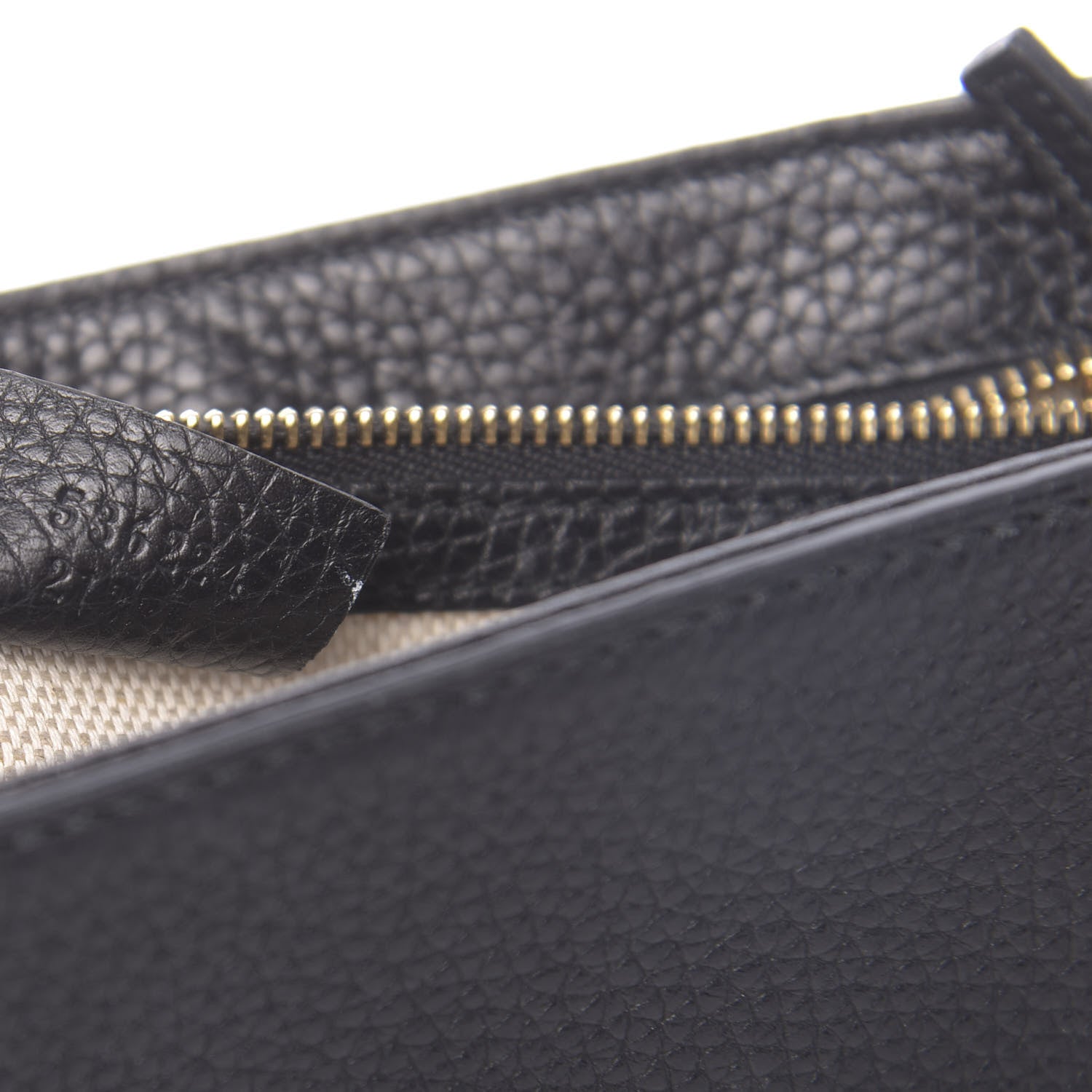 Gucci Pebbled Calfskin Medium Soho Flap Crossbody Black 8 of 11