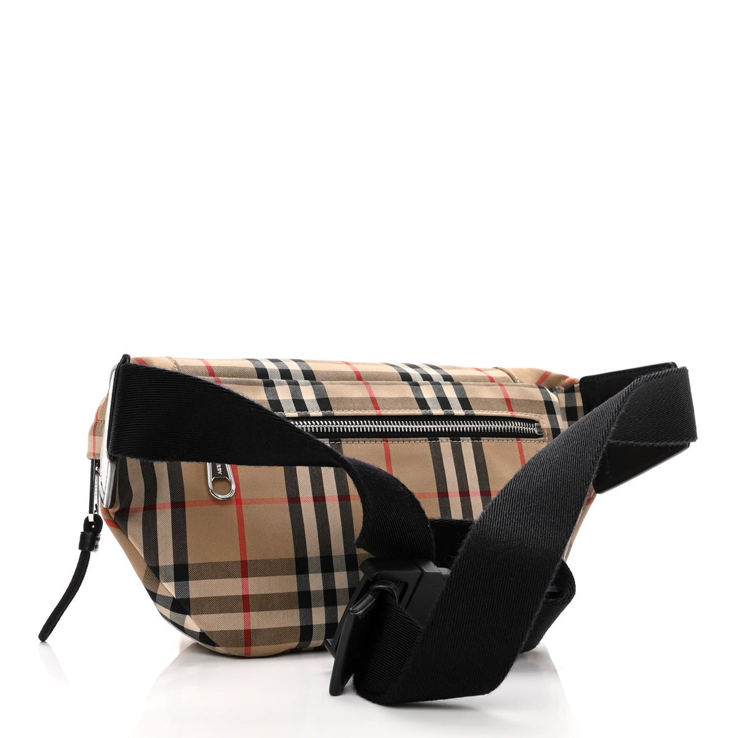 Nylon Vintage Check Medium Sonny Bum Bag Archive Beige Black