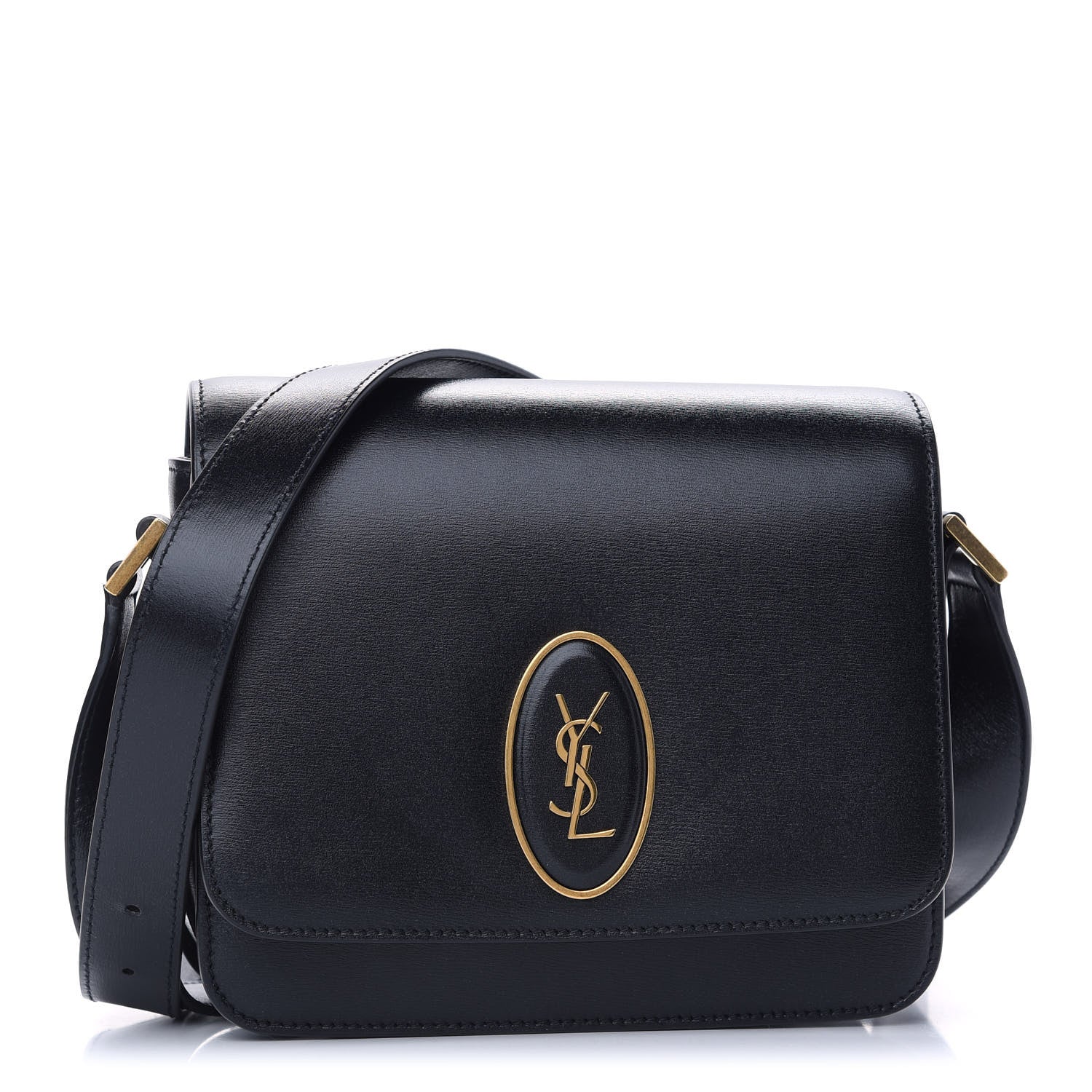 Saint Laurent Calfskin Le 61 Shoulder Bag Black 1 of 8
