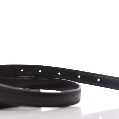 Gucci Moon Calfskin Nickel Interlocking G 20mm Belt 90 36 Black 4 of 6