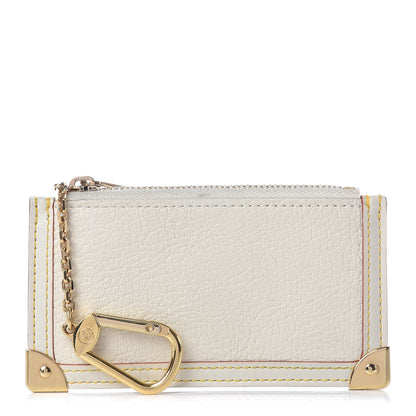 Louis Vuitton Suhali Key Pouch White 1 of 7