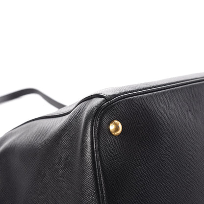 Prada Saffiano Cuir Front Pocket Tote Black 14 of 20