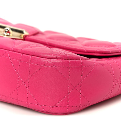 Christian Dior Lambskin Cannage Miss Dior Promenade Pouch Fuchsia 10 of 10