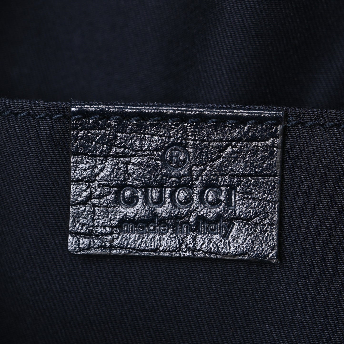GG Supreme Monogram Web Small Shoulder Bag Navy
