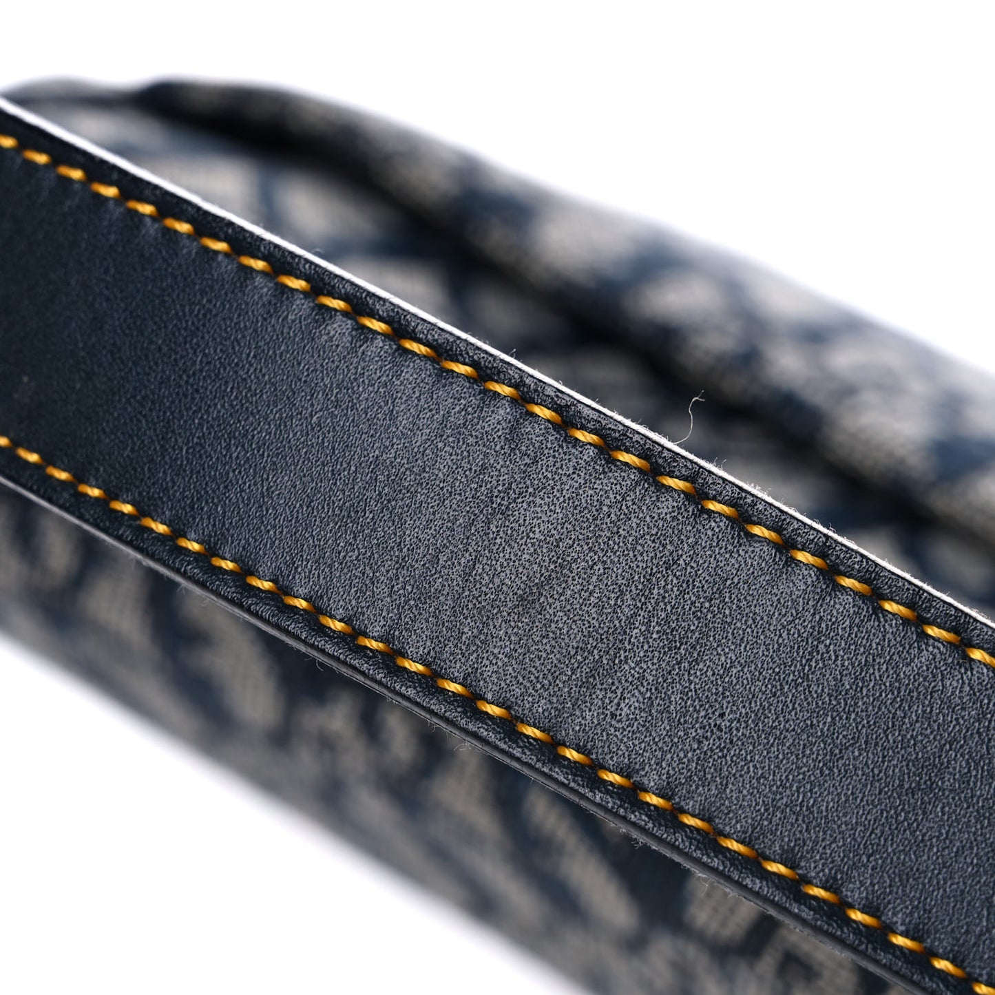 Monogram Double Saddle Bag Navy Blue