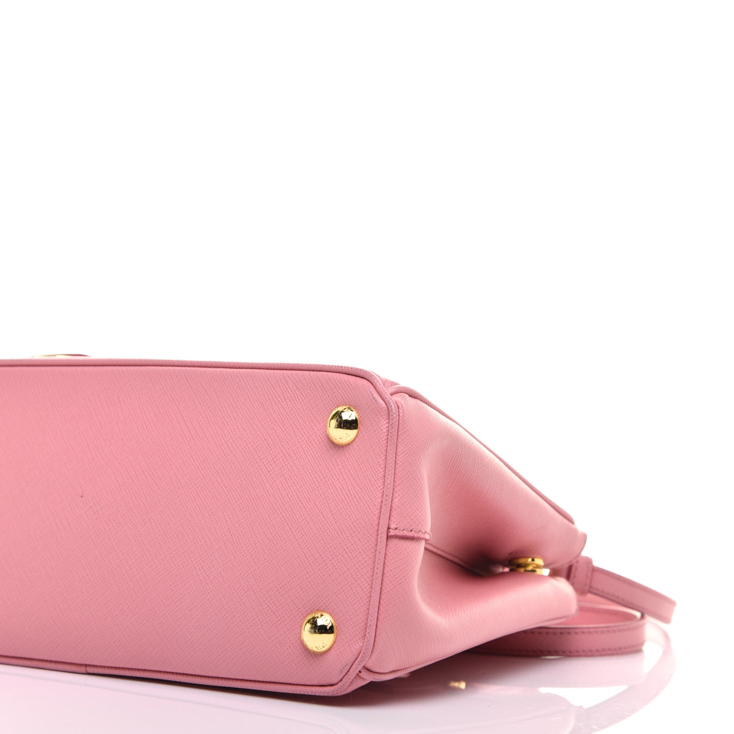 Saffiano Mini Galleria Double Zip Tote Petalo