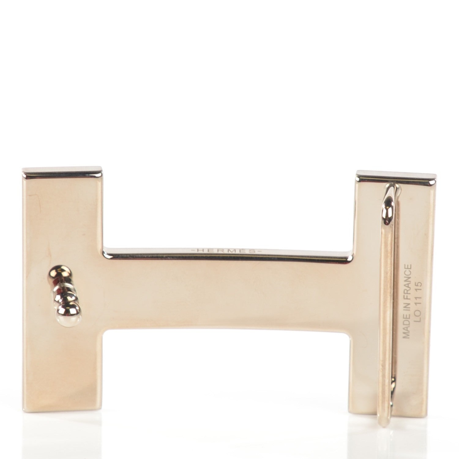 Hermes Quizz H Belt Buckle Silver 3 of 6