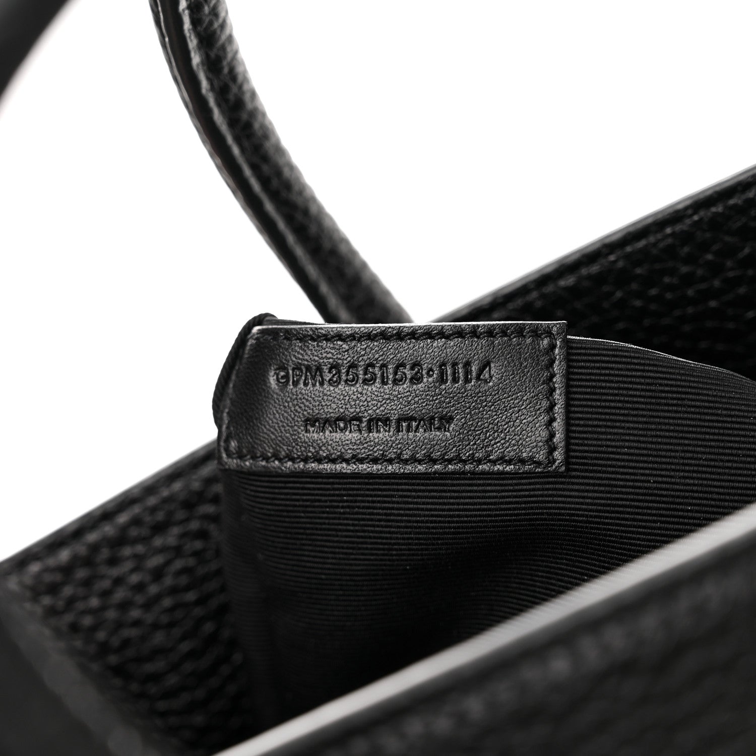 Saint Laurent Grained Calfskin Small Sac De Jour Black 7 of 10