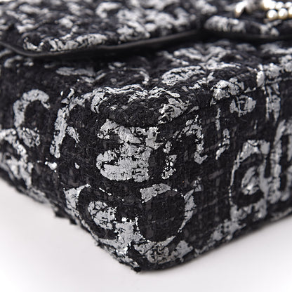 Chanel Tweed Westminster Pearl Flap Black 5 of 15
