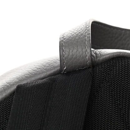 Burberry Calfskin Logo Embossed Backpack Black 15 of 15